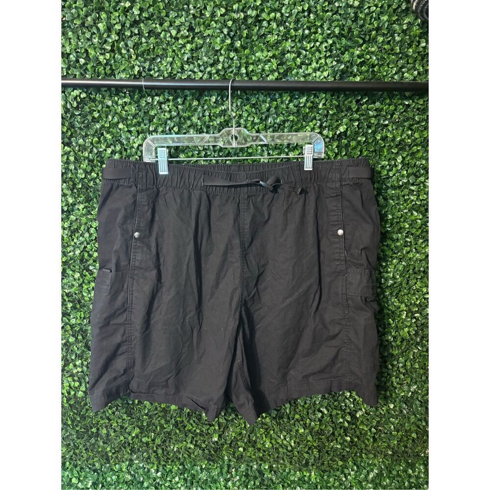 The North Face Black Cargo Hiking Shorts Sz 2XL XXL